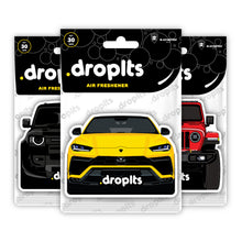 Load image into Gallery viewer, DROPLTS CARS Air Freshener "The SUV Gang" Pack of 3