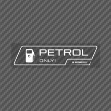 Load image into Gallery viewer, Petrol Fuel Tank Sticker | White Print