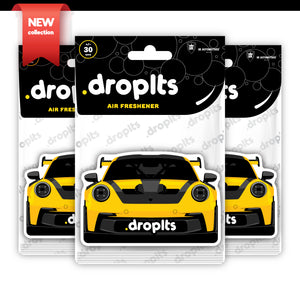 DROPLTS CARS GT3 RS Air Freshener – Pack of 3