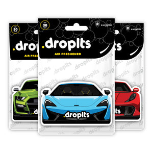 DROPLTS CARS Air Freshener "Speed Racer" Pack of 3