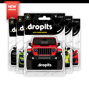 DROPLTS CARS Air Freshener Combo 2 - Pack of 5