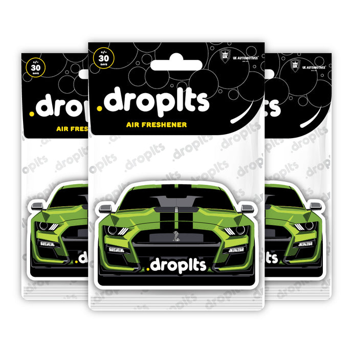 DROPLTS CARS Mustang Air Freshener – Pack of 3