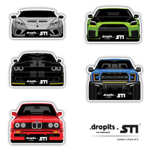 Load image into Gallery viewer, STI x DROPLTS CARS Air Freshener Combo 1 - Pack of 5
