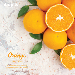 DROPLTS ORIGINAL Orange Air Freshener – Pack of 5