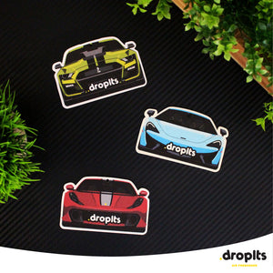 DROPLTS CARS Air Freshener "Speed Racer" Pack of 3