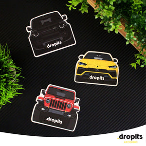 DROPLTS CARS Air Freshener "The SUV Gang" Pack of 3