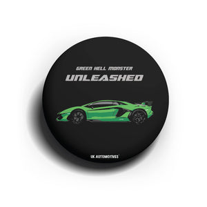 Green Hell Monster UNLEASHED | Button Badges