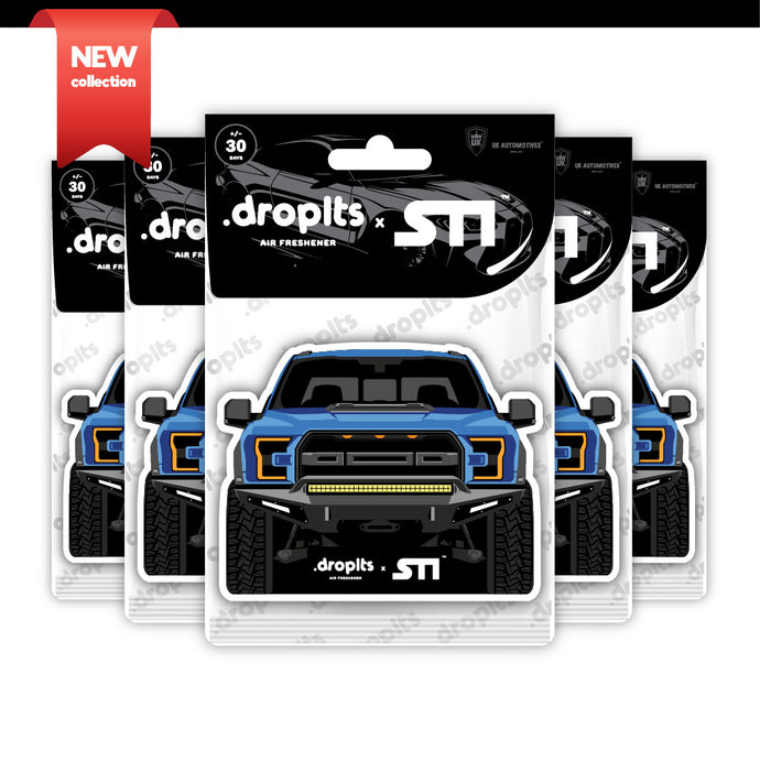 STI x DROPLTS CARS F150 Air Freshener - Pack of 5
