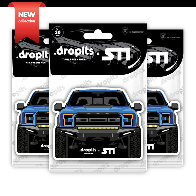 STI x DROPLTS CARS F150 Air Freshener - Pack of 3