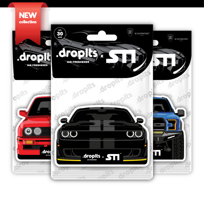 STI x DROPLTS CARS Air Freshener Combo 1 - Pack of 3