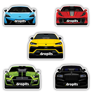 DROPLTS CARS Air Freshener Combo 1 - Pack of 5